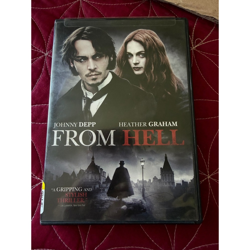 From Hell DVD Johnny Depp Heather Graham Jack The Ripper Thriller 2001 Movie